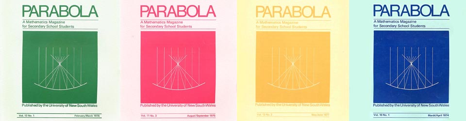 Parabola cover pages